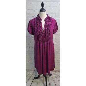 AA Studio AA Dress Plum Purple V-Neck size 14W